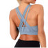 The Keeper Contour Criss Cross Back Crop BLUE