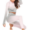 The Keeper Graduated Colour Legging & Long Sleeve Top SET PINK/GREY