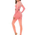The Keeper Graduated Colour Legging & Long Sleeve Top SET Peach