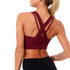The Keeper Contour Criss Cross Back Crop RED