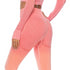 The Keeper Graduated Colour Legging & Long Sleeve Top SET Peach