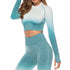 The Keeper Graduated Colour Legging & Long Sleeve Top SET Marine