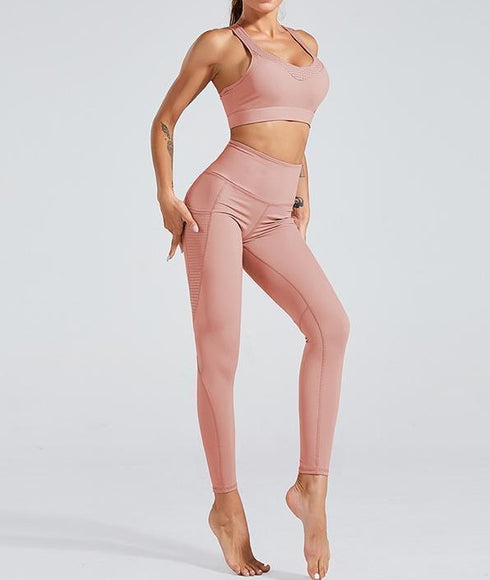 بنطال ليجنز ذا كيبر كونتور مع جيوب بلون أحمر خدود