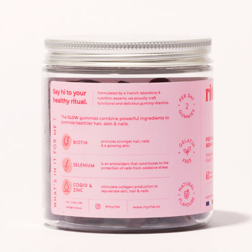 Rite Vitamin Gummies for Hair, Skin & Nails