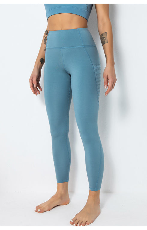 the keeper contour legging with pockets BLUE