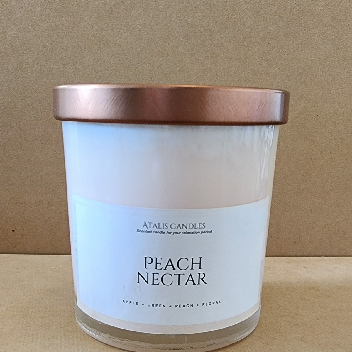 Atalis Peach Nectar Candle 130g – the keeper